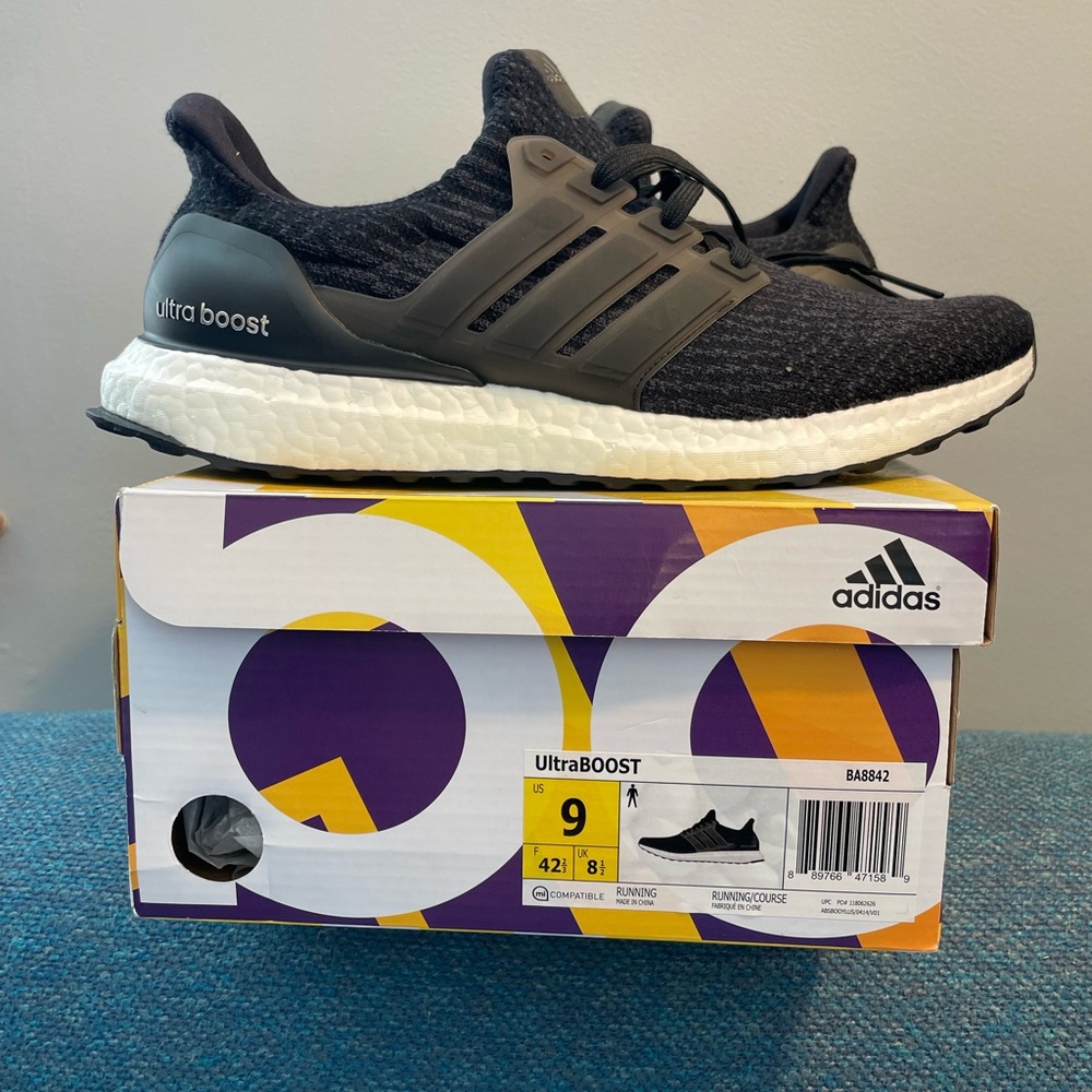 Adidas Ultra Boost Black Running Shoes